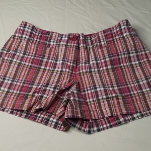 CHINO Pink Plaid Shorts